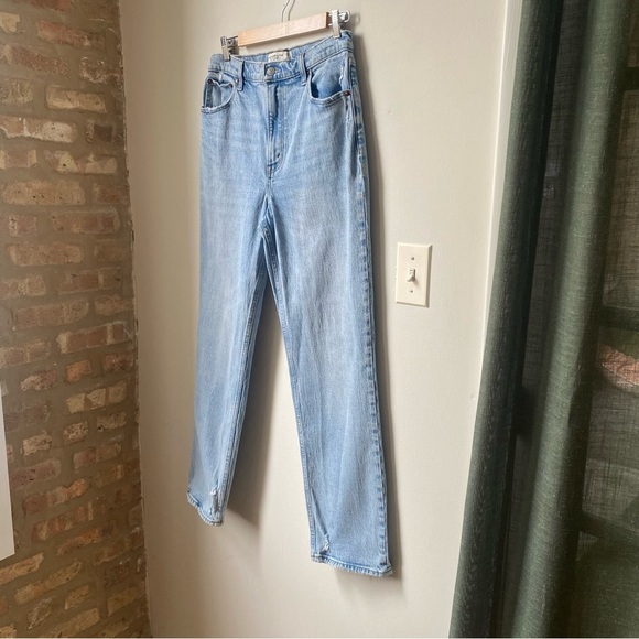 Abercrombie & Fitch the 90s straight ultra high rise Light Blue Jeans size 29 - Picture 5 of 9